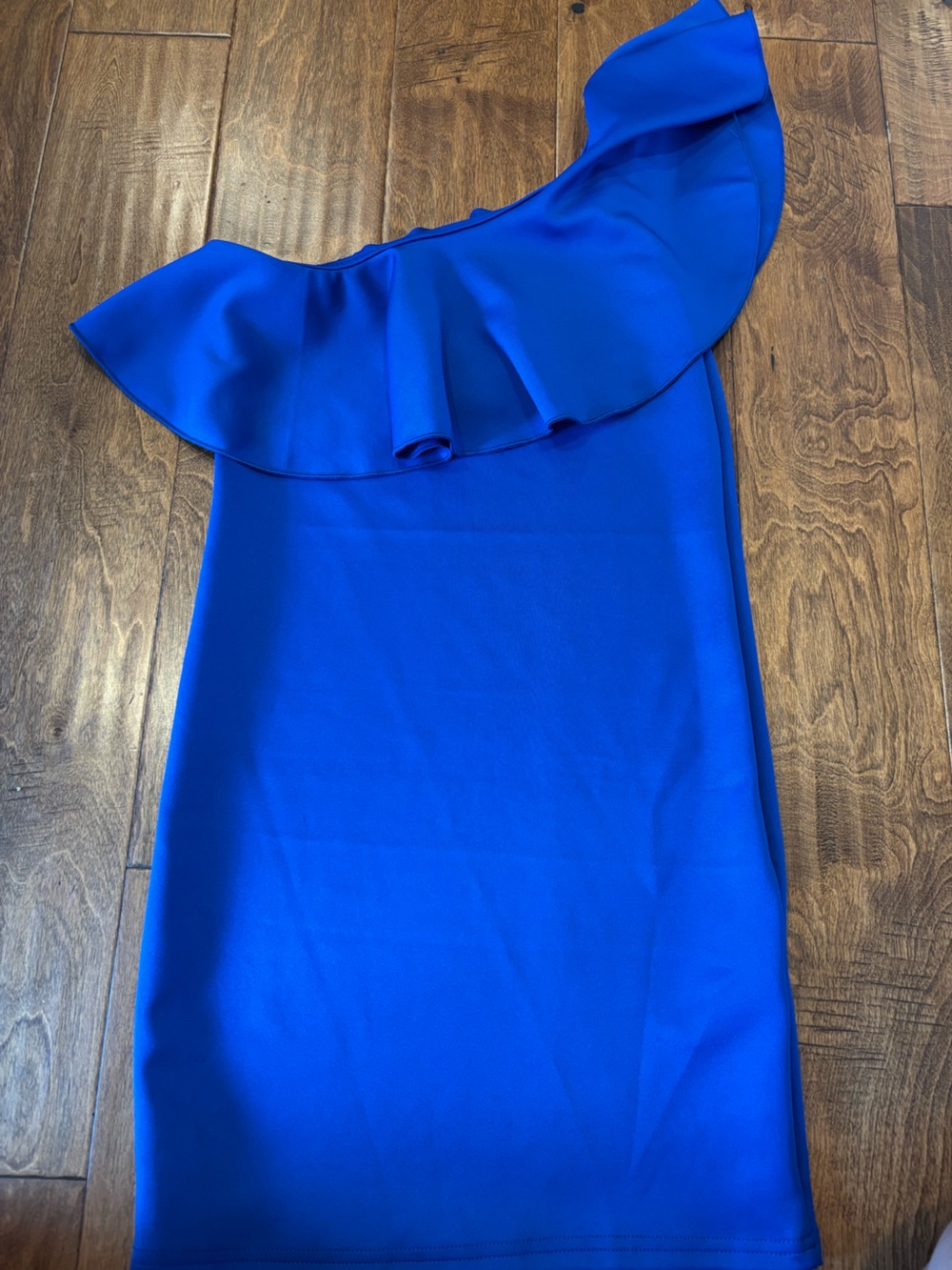 Royal Blue Ruffle Sheath Dress - Girls size 12y